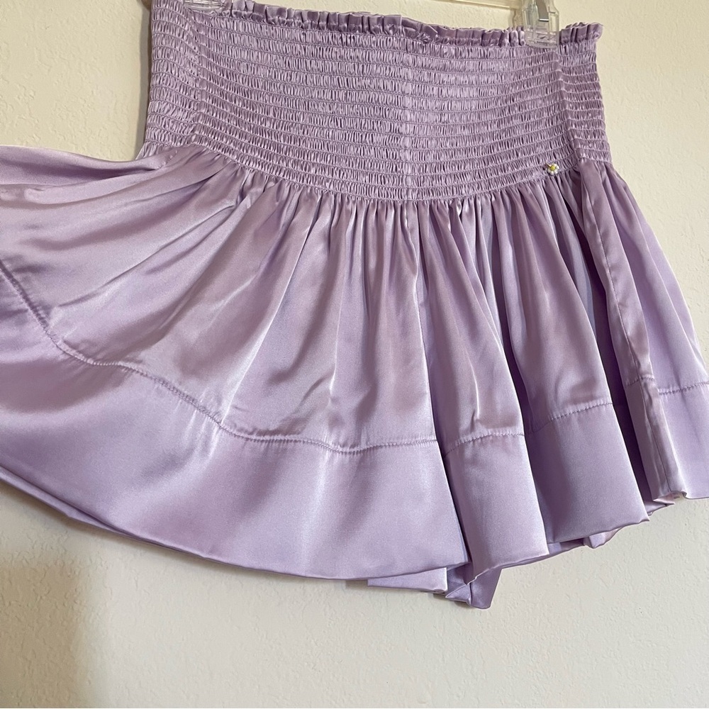 Natural Life Daisy Smocked Shorts Lavender Size M - Picture 5 of 14
